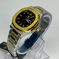 Essential Nautilus Edition Two-Tone Chain Watch (Champagne Gold Dial)